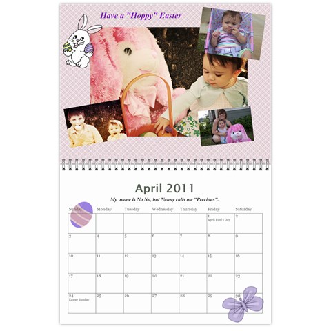 Calendar By Rebecca Apr 2011