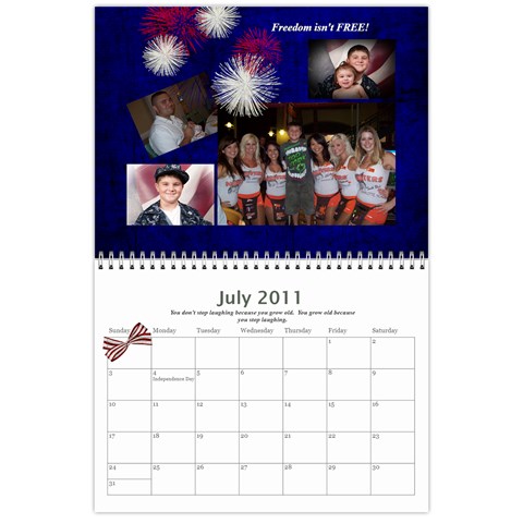 Calendar By Rebecca Jul 2011