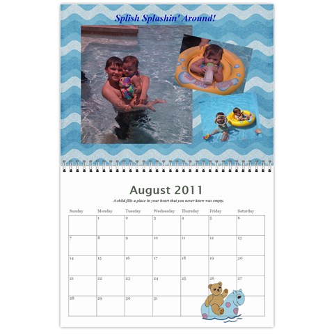 Calendar By Rebecca Aug 2011