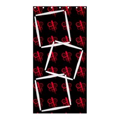 Black And Pink - Curtain Shower