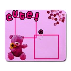 Cute girl - MOUSEPAD - Large Mousepad