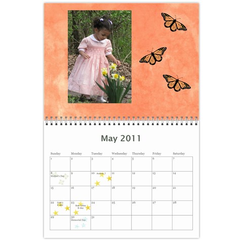 2011 Calendar Bob And Paula By Melanie Robinson May 2011
