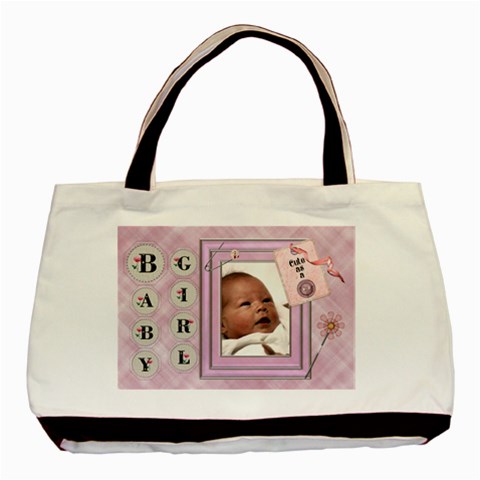 Baby Girl Classic Tote Bag By Lil Front