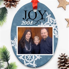 2008 family ornament - Ornament (Oval)