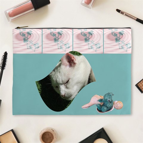 Teddy Time Xl Cosmetic Case By Joan T Front