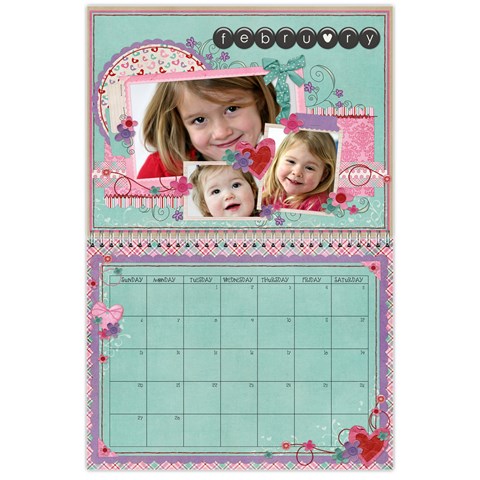 2011 Calendar By Anne Cecil Feb 2011
