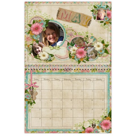 2011 Calendar By Anne Cecil May 2011