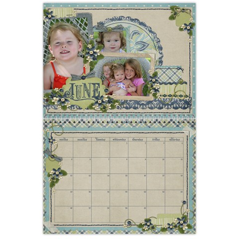 2011 Calendar By Anne Cecil Jun 2011