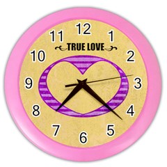 True love - Clock (4 styles) - Color Wall Clock