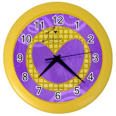 Love is in the air - CLOCK (4 styles) - Color Wall Clock