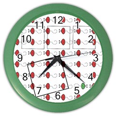 Ladybug  -  CLOCK (4 styles) - Color Wall Clock