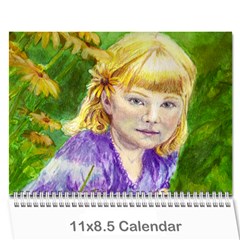 jane calendar - Wall Calendar 11  x 8.5  (12-Months)