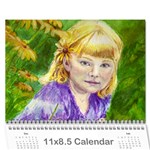 jane calendar - Wall Calendar 11  x 8.5  (12-Months)