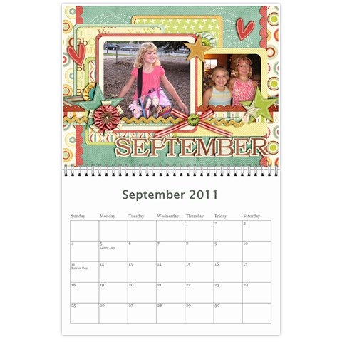 Jane Calendar By Tammy Sep 2011