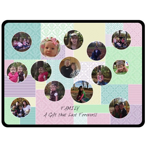 Mom Christmas By Laura Smith 80 x60  Blanket Front