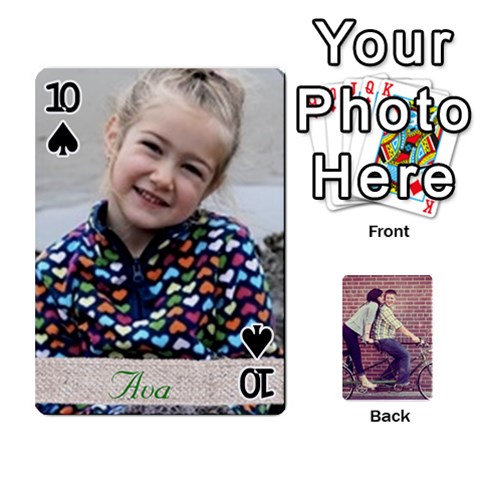 Cards By Jessica Front - Spade10