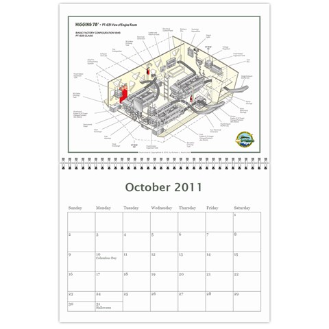 2010 Pt Boat Calendar Oct 2011