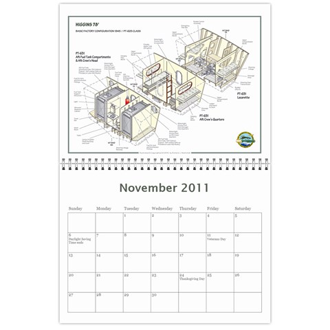 2010 Pt Boat Calendar Nov 2011