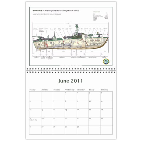 2010 Pt Boat Calendar Jun 2011