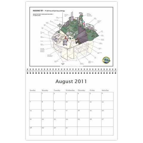 2010 Pt Boat Calendar Aug 2011