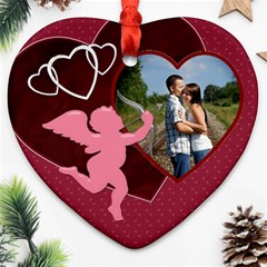 Cupid Heart Ornament - Ornament (Heart)