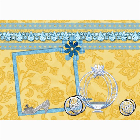 7x5 Card Ella In Blue 1003 By Lisa Minor 7 x5  Photo Card - 3