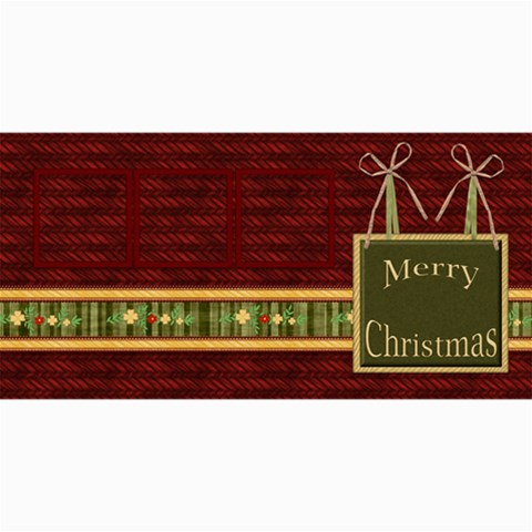 8x4 Card Old World Christmas 1001 By Lisa Minor 8 x4  Photo Card - 2