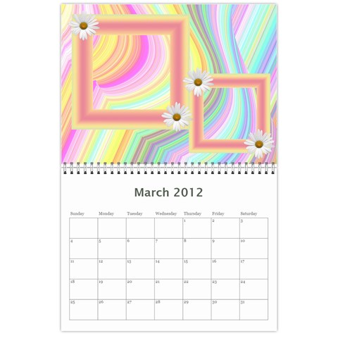 Colorful Calendar 2012 By Galya Mar 2012