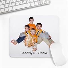 daddys present - Large Mousepad