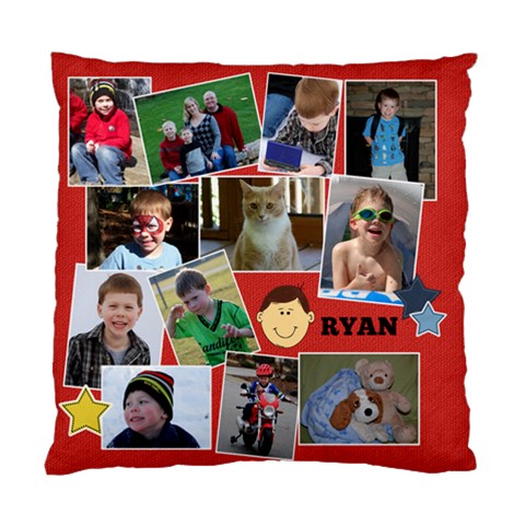Ryan Cushion Case By Nicole Nalley Front