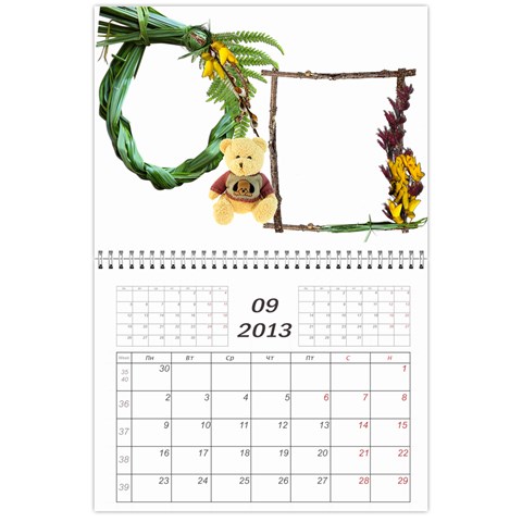 Nature Calendar 2012 By Galya Sep 2012