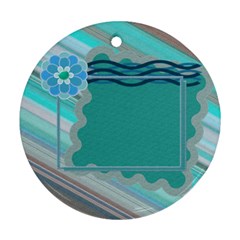 Blue Flower - Ornament (Round)