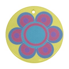 Beautiful flower - Ornament (Round)