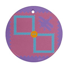 Plane - Ornament (Round)