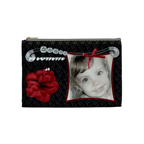 Fancy Styled Cosmetic Bag2 By Sheri Ellis Front