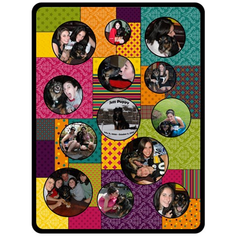 Jettey Blanket By Jenna Brace 80 x60  Blanket Front