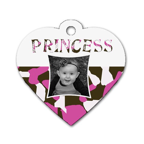 Heart Princess Tag By Amanda Bunn Front