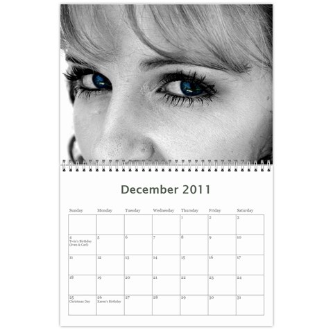 Carl s Calendar By Karen Dec 2011