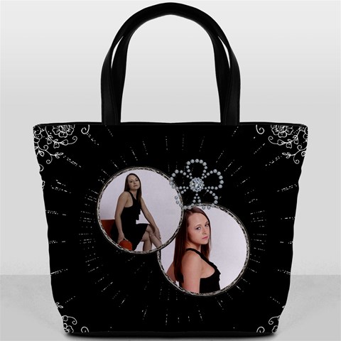 Black Splash Bucket Bag By Lil Back