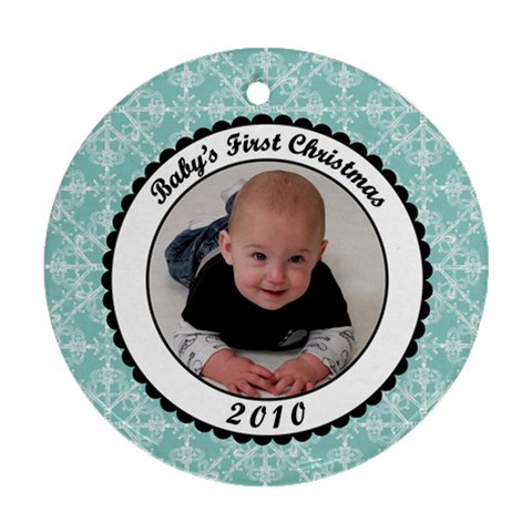 Jaxon 1st Christmas By Tami Blue Front