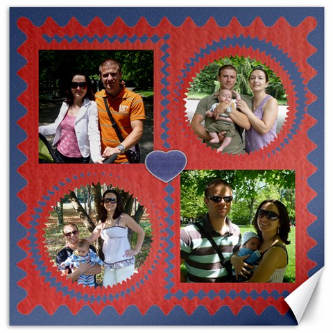 Family Canvas 12x12 By Daniela 11.4 x11.56  Canvas - 1