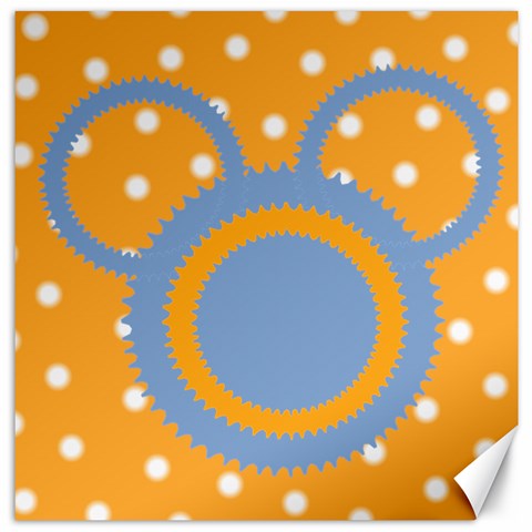 Mouse Frames Canvas 12x12 By Daniela 11.4 x11.56  Canvas - 1