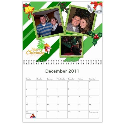 Gibson Calendar By Shena Dec 2011