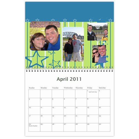 Gibson Calendar By Shena Apr 2011