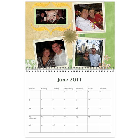 Gibson Calendar By Shena Jun 2011