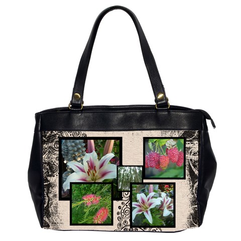 In My Garden Oversized Office Bag By Catvinnat Front