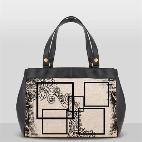 In My Garden Oversized Office Bag By Catvinnat Back