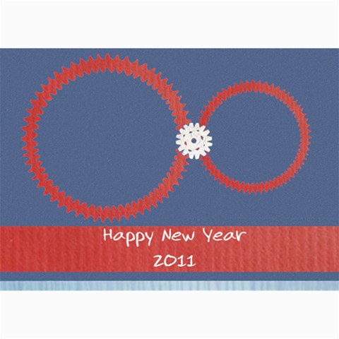 Merry Christmas & Happy New Year By Daniela 7 x5  Photo Card - 4