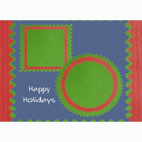 Merry Christmas & Happy New Year By Daniela 7 x5  Photo Card - 9