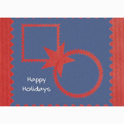 Merry Christmas & Happy New Year By Daniela 7 x5  Photo Card - 10